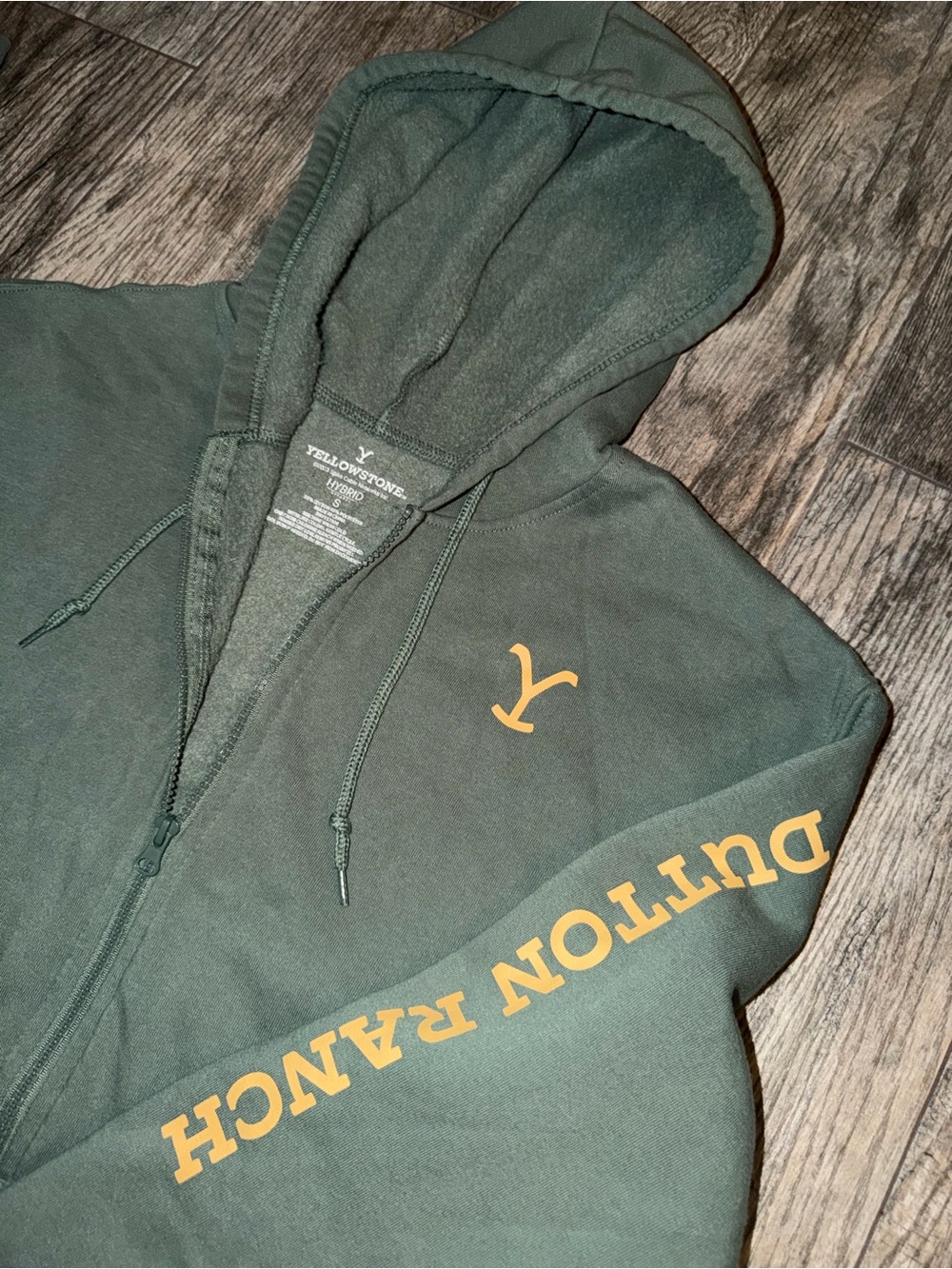 Yellowstone Dutton Ranch Full Zip Hoodie Small